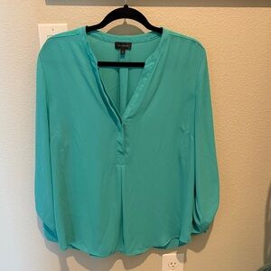 The Limited Aqua Blouse